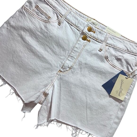 Universal threads vintage midi Jean shorts white size 12/31 - Picture 4 of 16